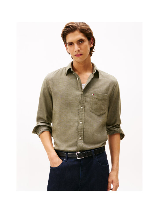 Tommy Hilfiger - Triiksärk Flannel Dobby - MT1 HUNTSMAN GREEN | Stockmann - photo 2