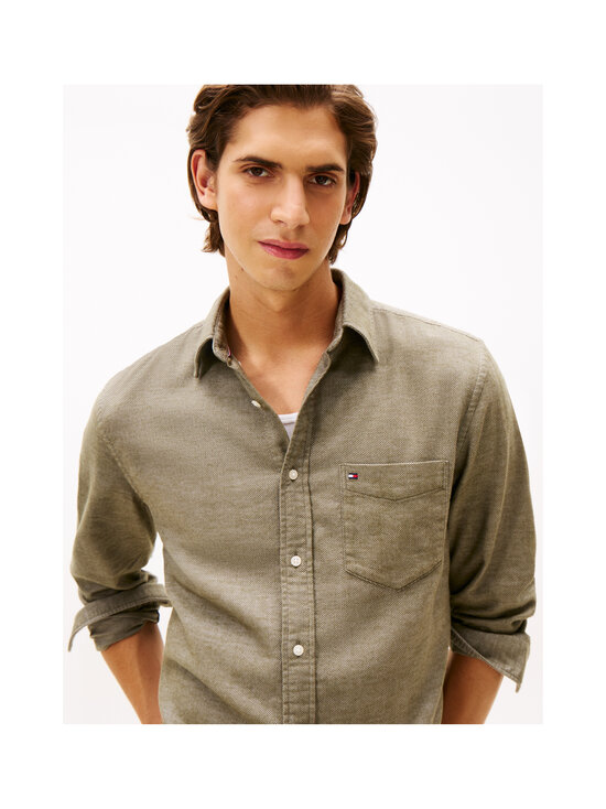 Tommy Hilfiger - Triiksärk Flannel Dobby - MT1 HUNTSMAN GREEN | Stockmann - photo 5