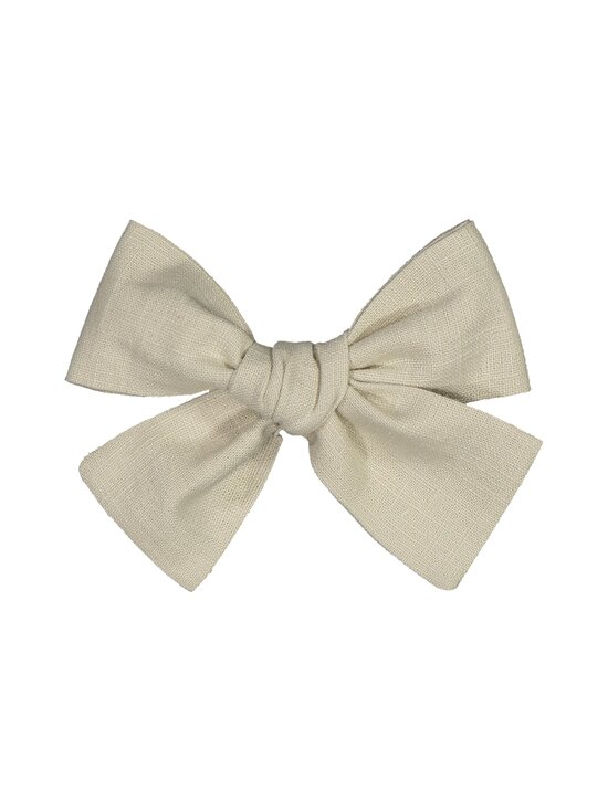 Linen Bow Hairclip -hiussolki
