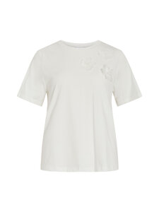 Vila - Virada Flower t-paita - CLOUD DANCER DETAIL:FLOWERS | Stockmann