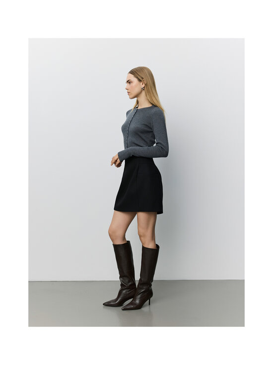 Sofie Schnoor - Julessw-ribbineuletakki - 8011 DARK GREY MELANGE | Stockmann - photo 2