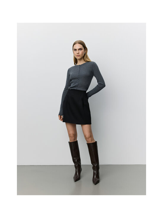 Sofie Schnoor - Julessw-ribbineuletakki - 8011 DARK GREY MELANGE | Stockmann - photo 3