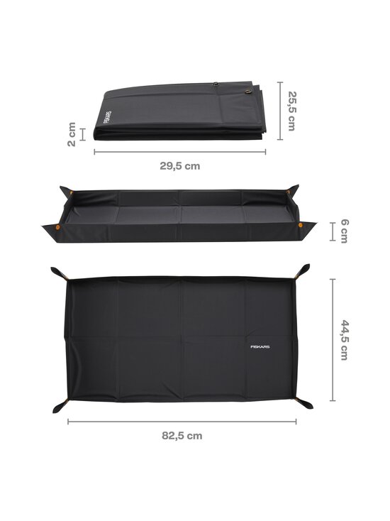 Fiskars - Planting & Repotting -istutusalusta - BLACK | Stockmann - photo 2
