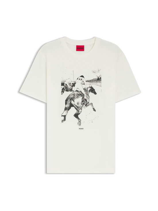 HUGO - Duhorse t-paita - 102 NATURAL | Stockmann - photo 1