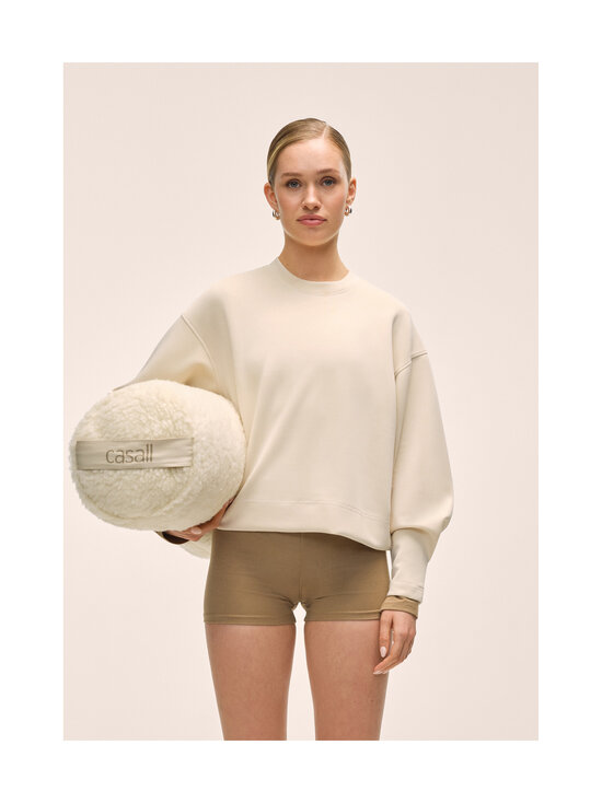 Casall - Peachy Crew Neck -paita - 033 LAMB WHITE | Stockmann - photo 2