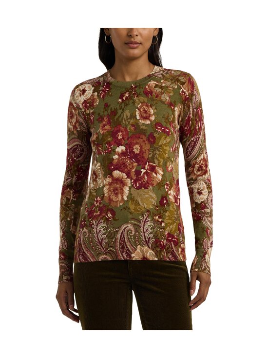 Lauren Ralph Lauren - Shavonne- puuvilla-modaalineule - OLIVE MULTI - photo 2 Lauren Ralph Lauren - Shavonne- puuvilla-modaalineule - OLIVE MULTI | Stockmann - photo 2