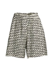 NOOM - Šortsid Tiara - BLACK/OFFWHITE WAVE PRINT | Stockmann