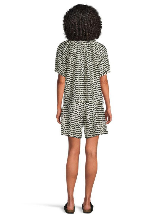 NOOM - Šortsid Tiara - BLACK/OFFWHITE WAVE PRINT | Stockmann - photo 4
