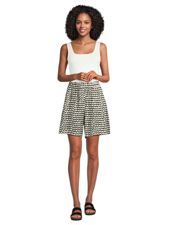 NOOM - Šortsid Tiara - BLACK/OFFWHITE WAVE PRINT | Stockmann - photo 5