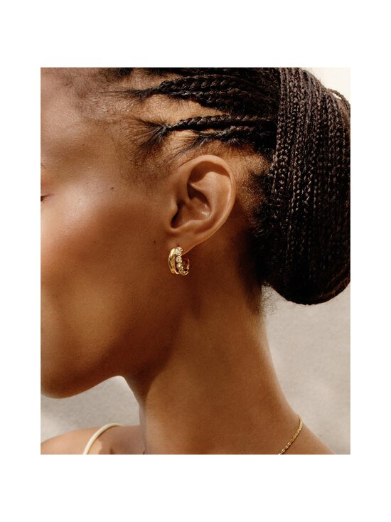 Edblad - Grace Hoops L - kullatut korvakorut - GOLD | Stockmann - photo 2