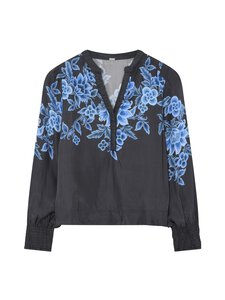 GUSTAV - Neomi-paitapusero - 81990 WASHED BLACK W. PRINT | Stockmann