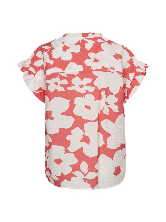 Freequent - Maline Printed -pusero - BRILLIANT WHITE, HOT CORAL - photo 2 Freequent - Maline Printed -pusero - BRILLIANT WHITE, HOT CORAL | Stockmann - photo 2