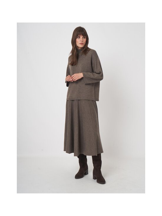 Repeat - Loose fit -pooloneule - CACAO (1724) - photo 4 Repeat - Loose fit -pooloneule - CACAO (1724) | Stockmann - photo 4