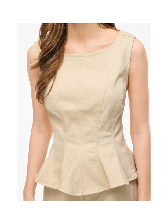Vila - Vichia Peplum -toppi - BIRCH | Stockmann - photo 6
