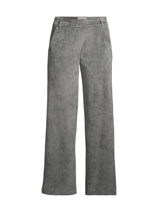 EMME - Emmdraghi Wide -samettihousut - 006 DARK GREY | Stockmann - photo 1