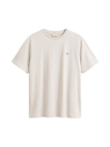 GANT - Regular Shield t-paita - 89 GLACIER MELANGE | Stockmann