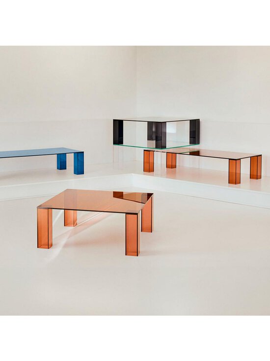 Kave Home - Adularia-sohvapöytä ruskea lasi 140 x 60 cm - BROWN | Stockmann - photo 7