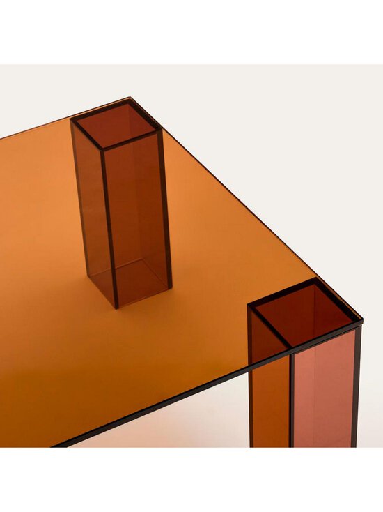 Kave Home - Adularia-sohvapöytä ruskea lasi 140 x 60 cm - BROWN | Stockmann - photo 3