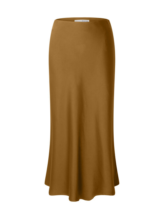 Selected - SlfLena Midi -hame - GOLDEN BROWN | Stockmann - photo 1