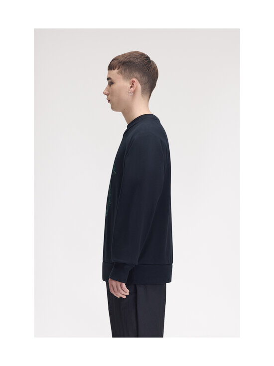 Fred Perry - Tartan Applique -collegepaita - 608 NAVY | Stockmann - photo 3