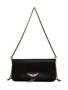 Zadig&Voltaire - Rock Grained ādas soma - NOIR GOLD | Stockmann