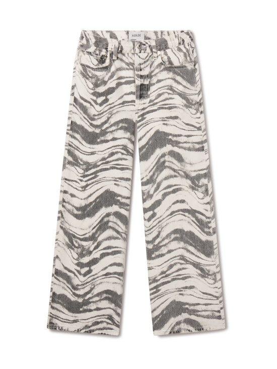 AGOLDE - Arc Loose Wide džinsi - QIVR QUIVER (BLK & WHT BLURRED WAVE | Stockmann - photo 1