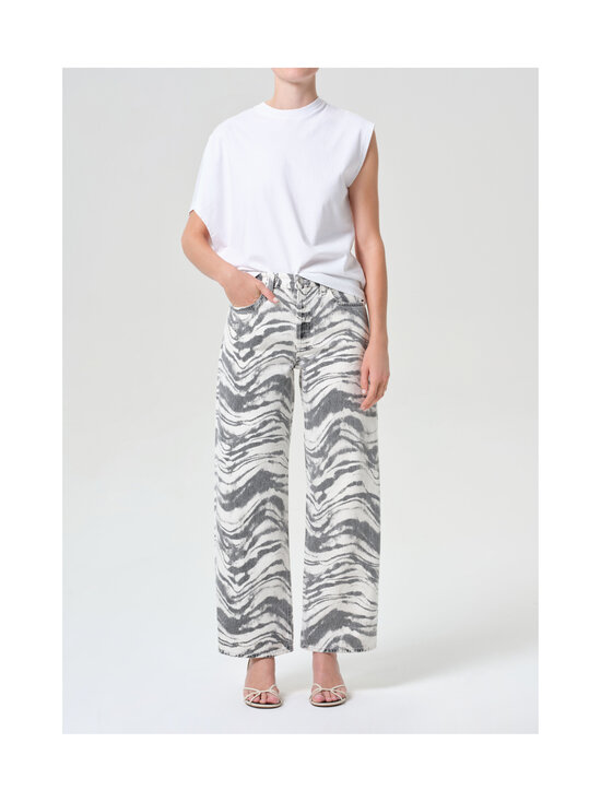 AGOLDE - Arc Loose Wide džinsi - QIVR QUIVER (BLK & WHT BLURRED WAVE | Stockmann - photo 2