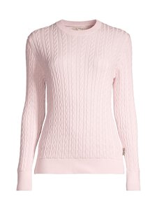 Barbour - Crew Knitted -palmikkoneule - PI37 PINK | Stockmann