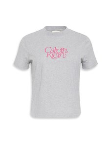Calvin Klein Jeans - Fitted Script t-paita - P77 HISTORY GREY HEATHER Calvin Klein Jeans - Fitted Script t-paita - P77 HISTORY GREY HEATHER | Stockmann