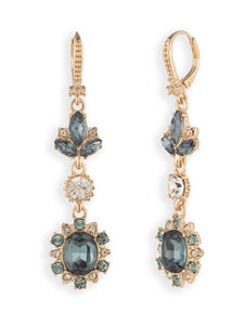 Marchesa - Beauty And The Blues Stone Double Drop auskari - PE STONE DBL DROP - GLD/BLUE | Stockmann