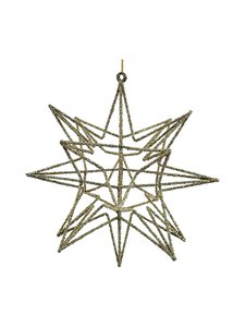 Shishi - 3D Glitter Star -joulukoriste - SILVER | Stockmann
