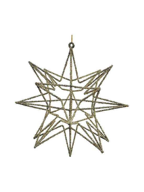 Shishi - 3D Glitter Star -joulukoriste - SILVER | Stockmann - photo 1