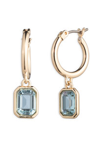 Lauren Ralph Lauren - Posey Stone Hoop auskari - GLD/AQUA | Stockmann