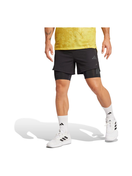 adidas Performance - Power 2in1 -urheilushortsit - JI8203 BLACK/CARBON | Stockmann - photo 5