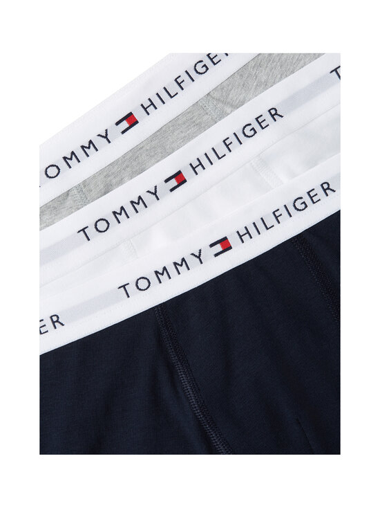 Tommy Hilfiger - Trunk Cotton -bokserit 3-pack - 0S6 GREY HTR / WHITE / NAVY BLUE | Stockmann - photo 3