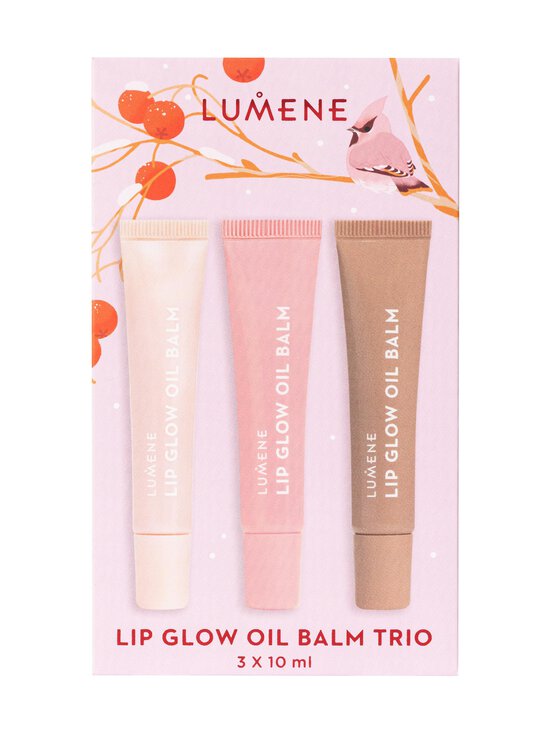 Lumene - Lip Glow Oil Balm Trio -pakkaus - NOCOL - photo 1 Lumene - Lip Glow Oil Balm Trio -pakkaus - NOCOL | Stockmann - photo 1