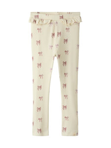 Lil' Atelier - NmfGavo Efi Slim legingi - TURTLEDOVE AOP:BOW | Stockmann