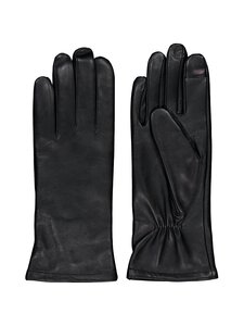 A+more - Aideen ādas skārienekrāna cimdi - BLACK | Stockmann