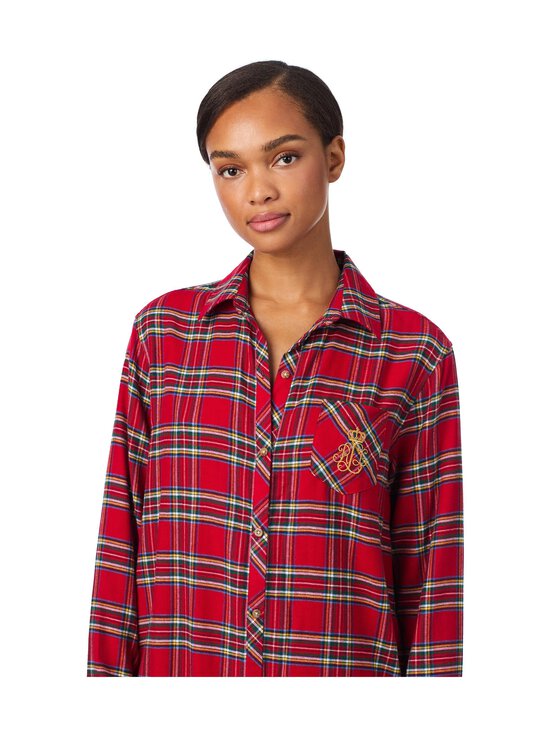 Lauren Ralph Lauren - His Shirt Long -yöpaita - 644 RED PLD - photo 3 Lauren Ralph Lauren - His Shirt Long -yöpaita - 644 RED PLD | Stockmann - photo 3