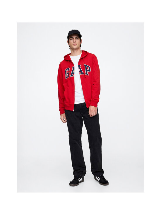 GAP - V-French Heritage Logo Full Zip -huppari - RED APPLE | Stockmann - photo 3