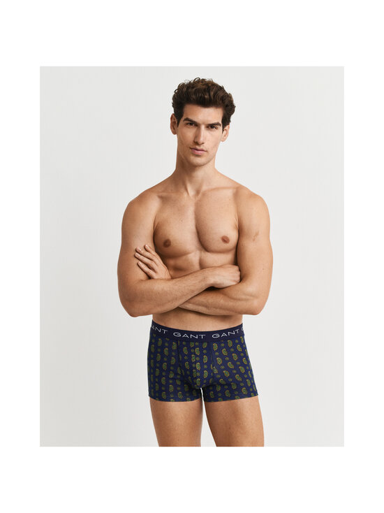 GANT - Paisley-printtikuvioidut bokserialushousut 3-pack - 410 MARINE | Stockmann - photo 2