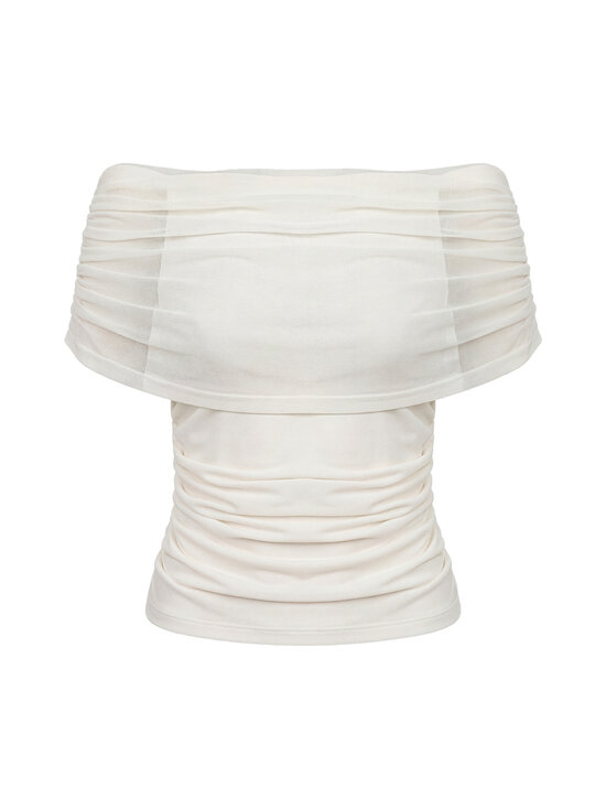 Object - ObjDina Regular Cape -toppi - CLOUD DANCER | Stockmann - photo 1