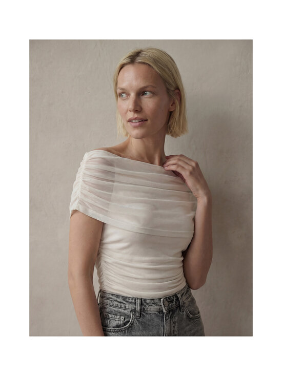 Object - ObjDina Regular Cape -toppi - CLOUD DANCER | Stockmann - photo 2