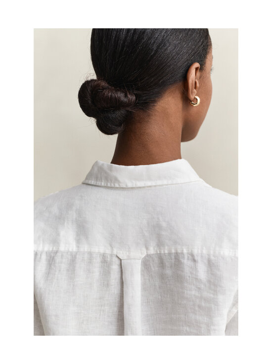 GANT - Regular lina blūze - 110 WHITE | Stockmann - photo 4