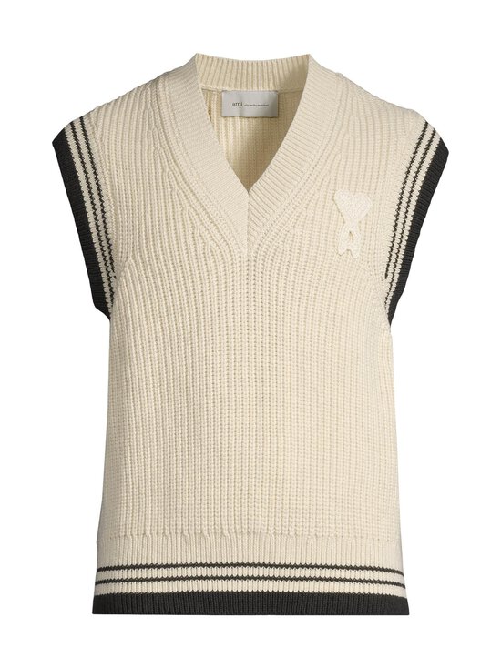 Ami - Sleeveless Sweater -neuleliivi - BLANC CREME | Stockmann - photo 1