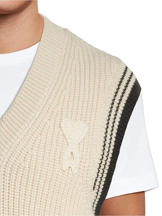 Ami - Sleeveless Sweater -neuleliivi - BLANC CREME | Stockmann - photo 5