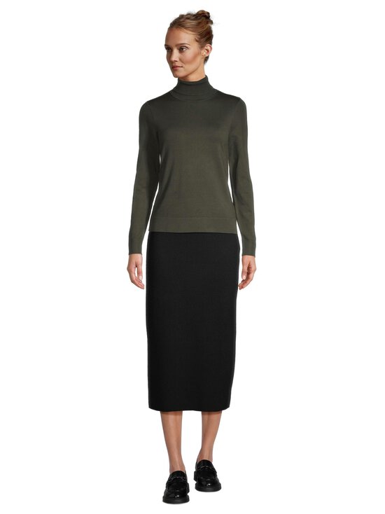 NOOM - Riia Rollneck -neulepusero - KHAKI GREEN - photo 2 NOOM - Riia Rollneck -neulepusero - KHAKI GREEN | Stockmann - photo 2