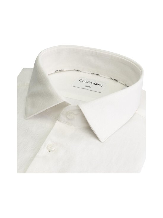 Calvin Klein Menswear - Slim Fit lina krekls ar apkakli - 0K4 WHITE - photo 2 Calvin Klein Menswear - Slim Fit lina krekls ar apkakli - 0K4 WHITE | Stockmann - photo 2
