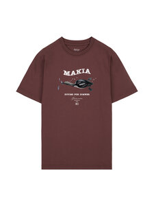 Makia - Loon t-paita - 182 BROWN | Stockmann