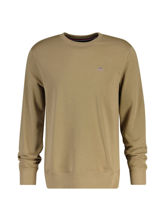 GANT - Regular Shield C-neck -collegepaita - 264 LIGHT TAUPE | Stockmann - photo 1